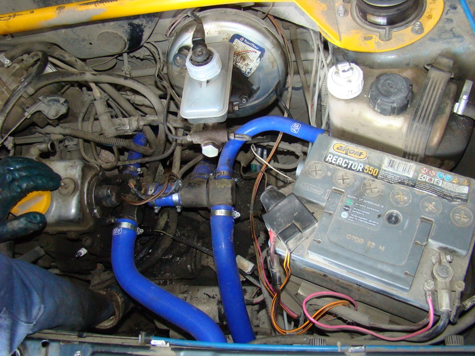 Конструкция системы охлаждения двигателя ВАЗ-2110, ВАЗ-2111