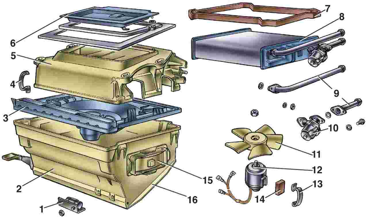 Как разобрать печку на ВАЗ-2107 пошаговая инструкция